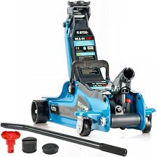 Cric hydraulique 2,5T cric de manœuvre 85-365 mm avec 2 x cric de voiture en ...