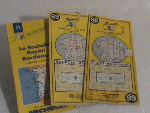 Lot cartes routières - lot, de