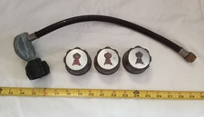 2FT Propane Gas Pit Grill Hose & Regulator for Weber Genesis Series BBQ Grill &