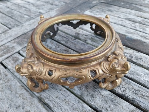 Socle vase chinois ancien - de,