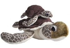 Wild Republic 25084 Tortue De Mer Avec Bébé Monde Aquatique Peluche