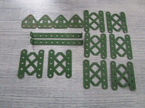Meccano lot 14 pièces - meccano:,