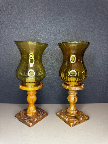 Ancienne paire bougeoirs - paire, de
