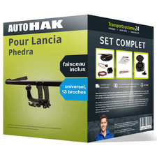 Attelage pour Lancia Phedra 02- Amovible Auto Hak + Faisceau u. 13 broches TOP