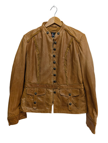 Veste cuir marron - clair, sei