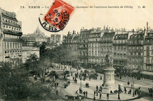 Carte paris place à - la,