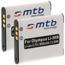 2x Batterie Li-50b pour