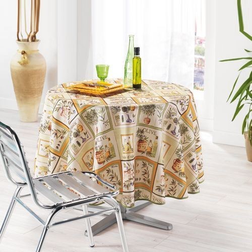 Nappe ronde patch - , olives