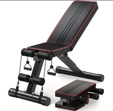 Banc D’Haltère Ajustable Noir 7 Positions Entraînement Musculation Acier Robuste