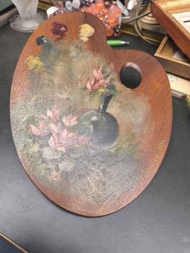 Ancienne palette peintre - palette, de