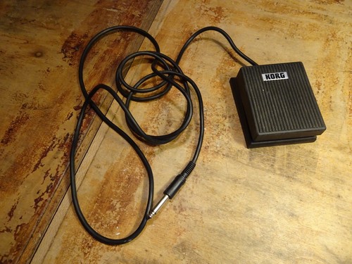 Korg keyboard black - black, footswitch