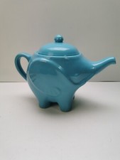 OLD BLUE ELEPHANT TEAPOT, MOULINE DES LOUPS, FRANCE 
