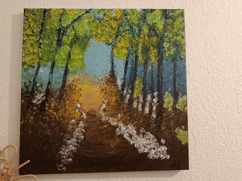 Tableau peinture paysage