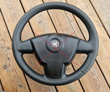 Opel Movano 2 II Steering Wheel NEW LEATHER Model All Black 2003-2010