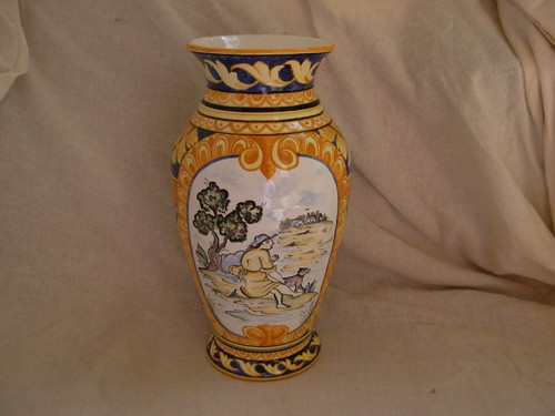 Vase faience de - vase, en
