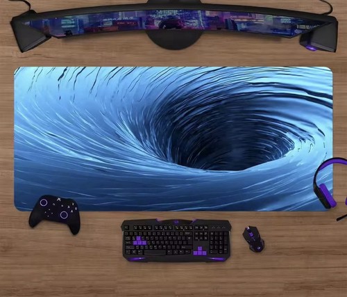 Tapis souris gaming bleu - gaming,