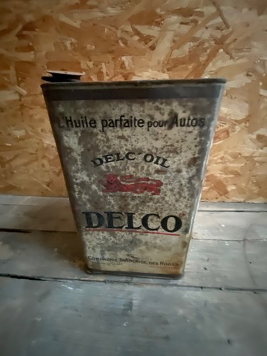 Bidon huile delco oil - bidon, can