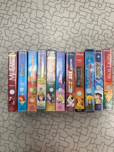 Pack cassette vhs walt disney - vhs,