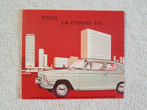 Ford consul 315 catalogue - consul,