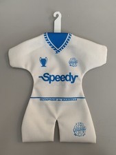OM Olympique de Marseille fanion mini maillot 1995-1996 vintage football pennant