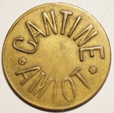 NECESSITE MILITAIRE 54 - MAILLY-LE-CAMP : RARE 1 FRANC CANTINE AMIOT