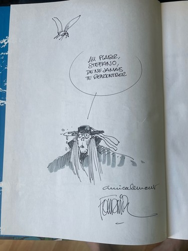 Dédicace fournier spirou - dédicace, bd