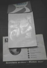 PEUGEOT LOOXOR 50cm3 / 100cm3 OWNERS MANUAL & MAINTENANCE BOOKLET ECT