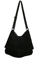 Sac besace cuir noir IKKS 