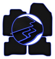 Tapis de sol en Velours noir