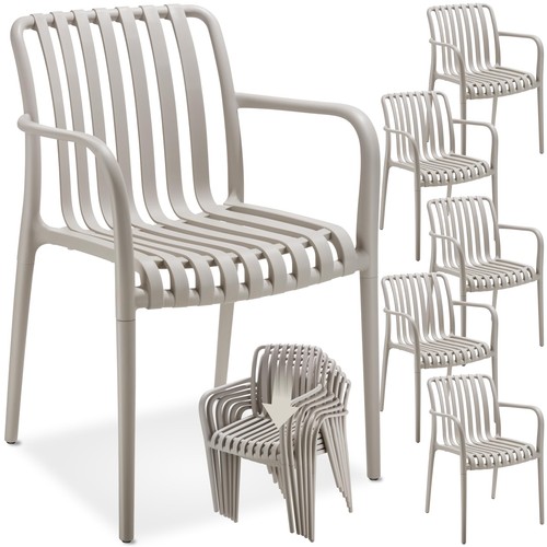 Tectake lot chaise - lot, 6