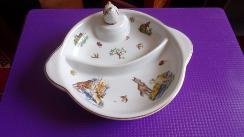 Assiette chauffante - , en