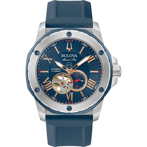 Bulova montre bleu analogique - bulova,