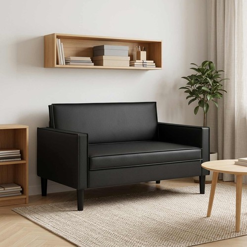 Fauteuil simili cuir salon - fauteuil, de