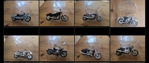 Moto miniature mixte - moto, 1/18
