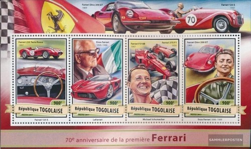 Togo 8014 8017 feuille - 8014-8017,