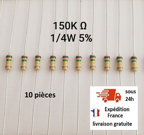 Résistance 150kohm pièces - 10,