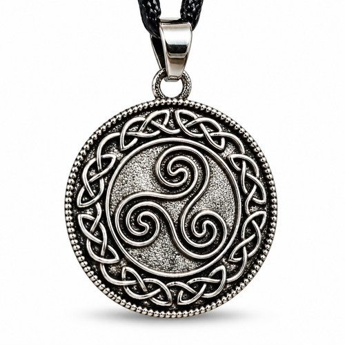 Collier pendentif triple
