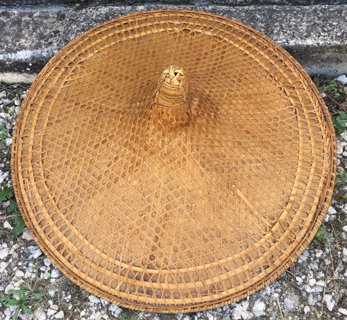 Ancien chapeau asiatique - ancien, en