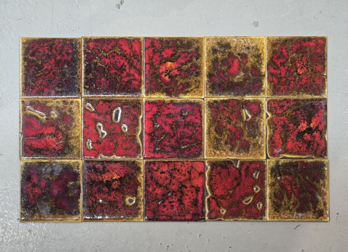 Lot carreaux en - de, 15