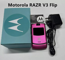 Motorola RAZR V3 Unlocked Flip GSM 850 /900 /1800 /1900 Bluetooth  Mobile Phone