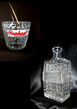 CARAFE & ICE BUCKET ice cream party aperitif alcohol SAINT RAPHAEL quinquina c1955