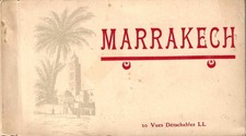 MOROCCO - MOROCCO - MARRAKECH - COMPLETE NOTEBOOK OF 20 OLD POSTCARDS LL