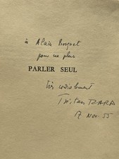 Tristan TZARA Rare Envoi