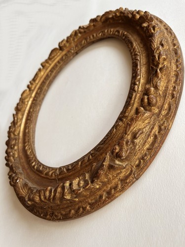 Cadre bois sculpte dore - cadre,