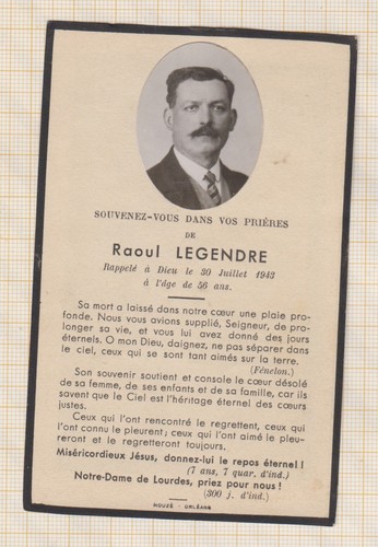 25f667 image pieuse mortuaire - 25f667,