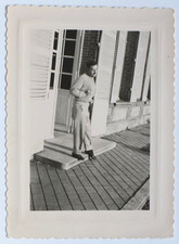 Man transvestite dressed woman - vintage photo snapshot c. 1950 - 1960