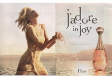 Publicité papier- advertising paper - J'adore In Joy de Christian Dior 2 pages