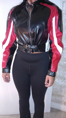 Blouson veste courte motarde - blouson,
