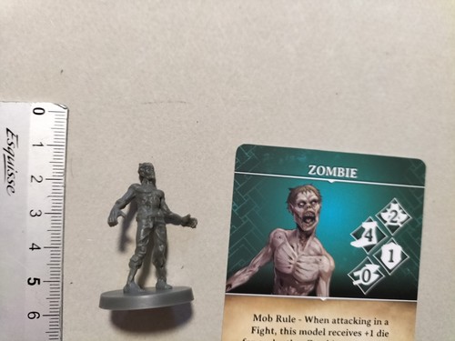 Zombie miniature engl card - ,