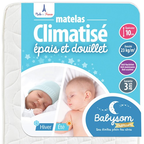 Matelas pour bébé babysom - pour,
